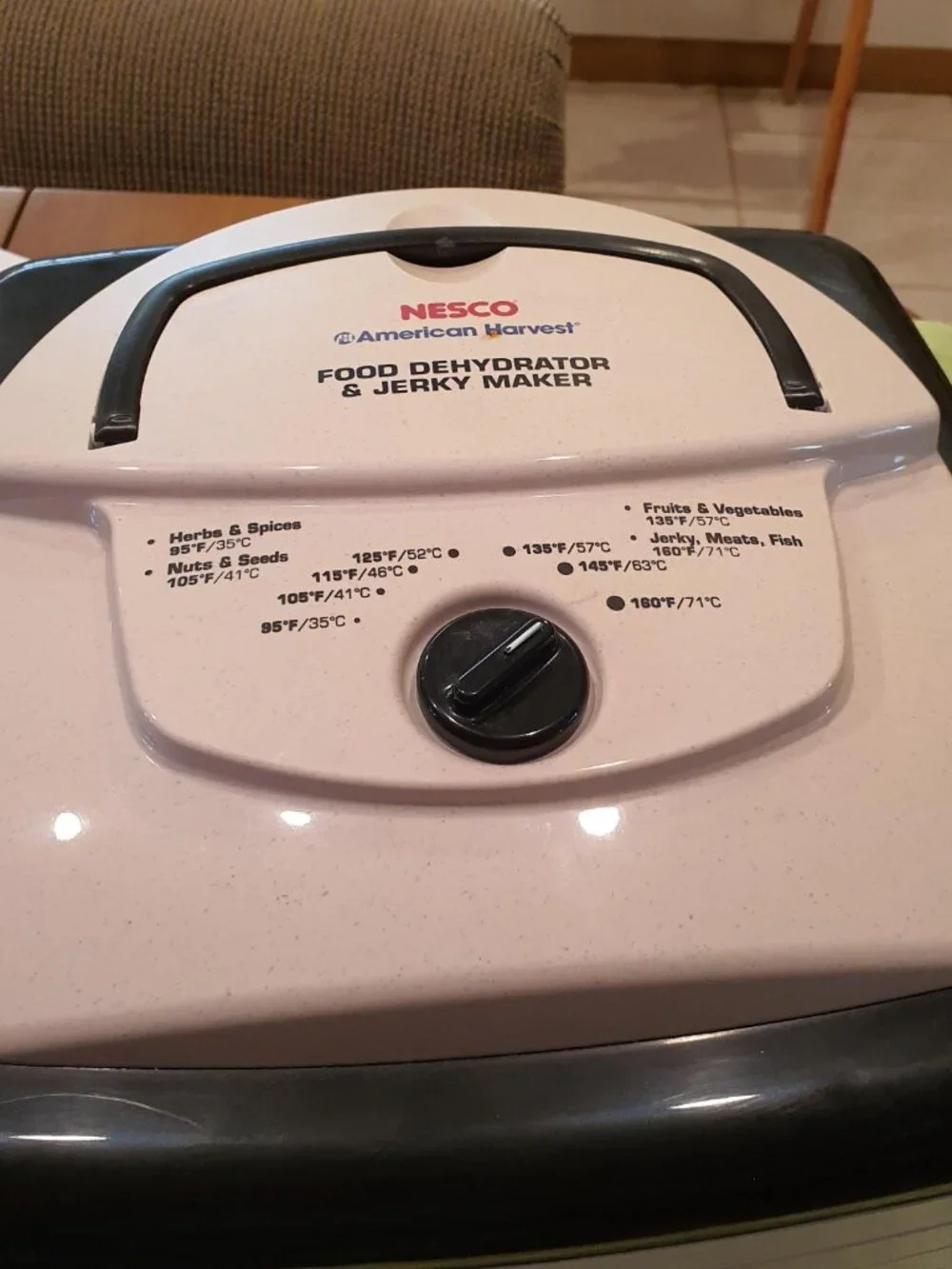 Nesco American Harvest Dehydrator Food & Jerky Maker Square 8 Trays FD-80 USA